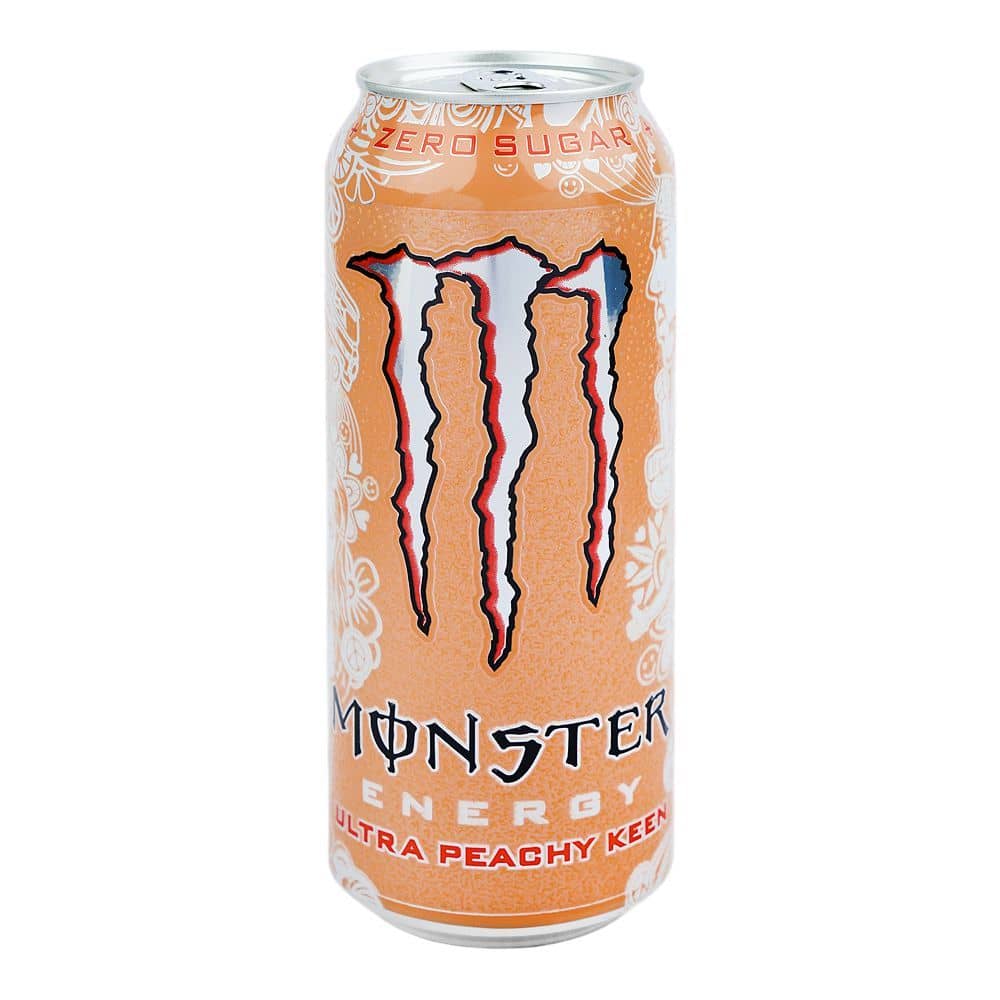 Monster Ultra Peachy Keen Zero Energy Drink, 500ml