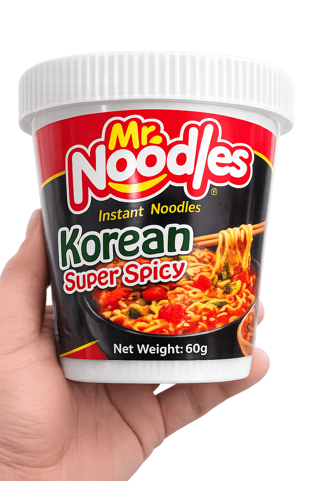 MR. Noodles Instant Cup Noodles Korean Super Spicy 60 g