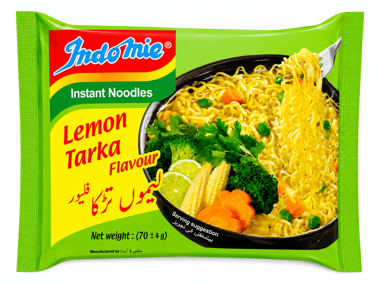 Pack of 1 indomie Lemon flavor noodles- 70 g