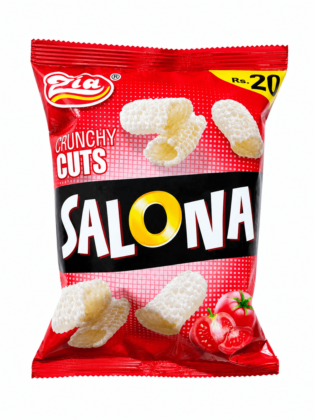 Zia Salona Crunchy Cuts – Crispy Tomato Flavored Corn Snacks